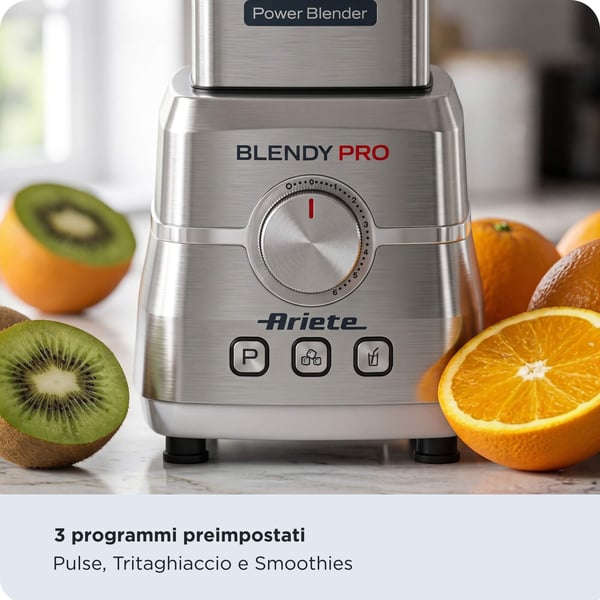 Ariete 00C057740AR0 blender 2 L Bordplade blender 1500 W Rustfrit stål