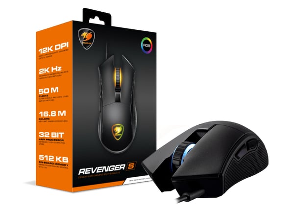 COUGAR Revenger S mus Spil USB Type-A Optisk 12000 dpi