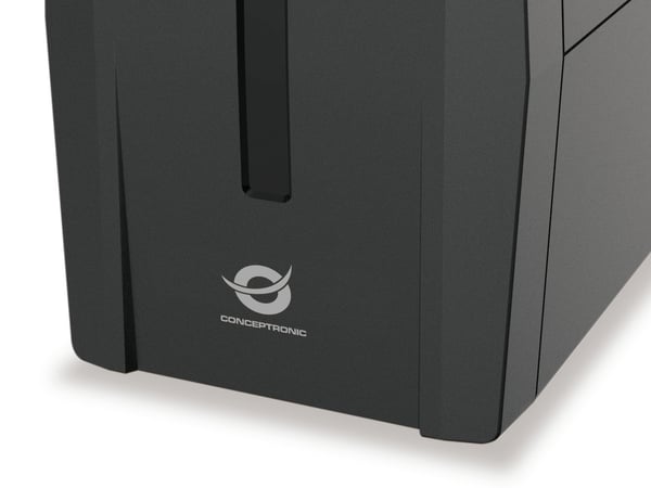 Conceptronic ZEUS02ES UPS-enhed Interaktivt indgangsstik 0,85 kVA 480 W 2 AC stikkontakt(er)