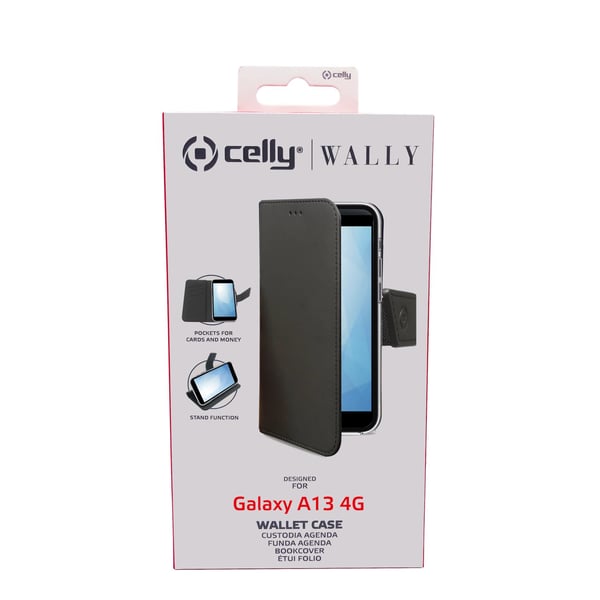 Celly Wally mobiltelefon etui 16,8 cm (6.6") Tegnebogsetui Sort