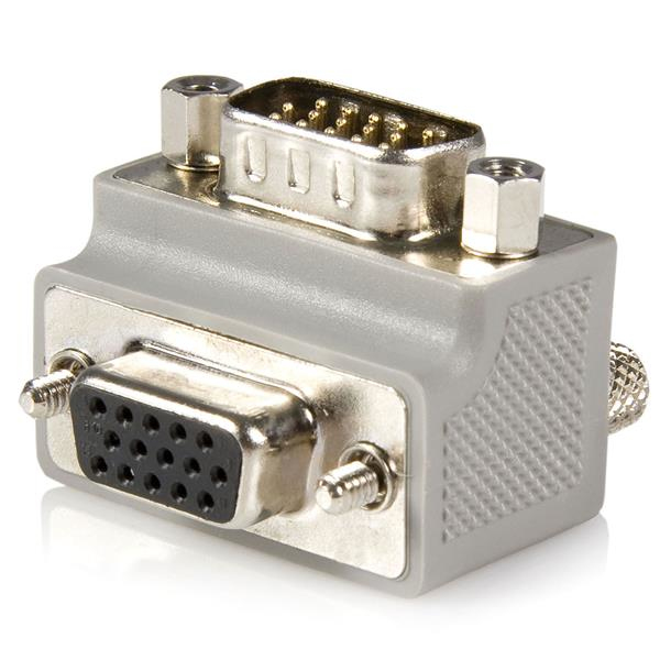 StarTech.com VGA til VGA kabeladapter type 2 vinkelret - Han/Hun - VGA-adapter - HD-15 (VGA)