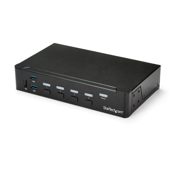 StarTech.com SV431HDU3A2 KVM-kytkin Telineasennus Musta