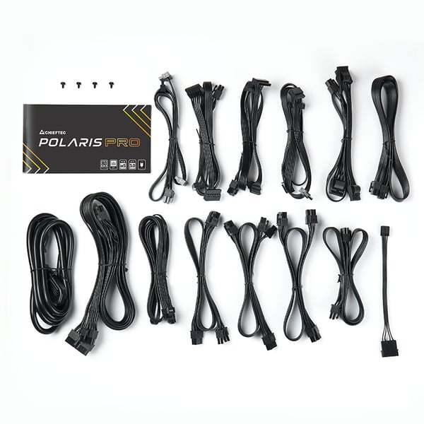 Chieftec Polaris PRO 1300W virtalähdeyksikkö 20+4 pin ATX ATX Musta