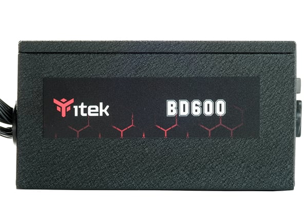 itek BD600 enhed til strømforsyning 600 W 24-pin ATX ATX Sort