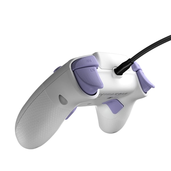 Turtle Beach REACT-R Lila, Vit USB Spelplatta Analog / Digital PC, Xbox One, Xbox Series S, Xbox Series X