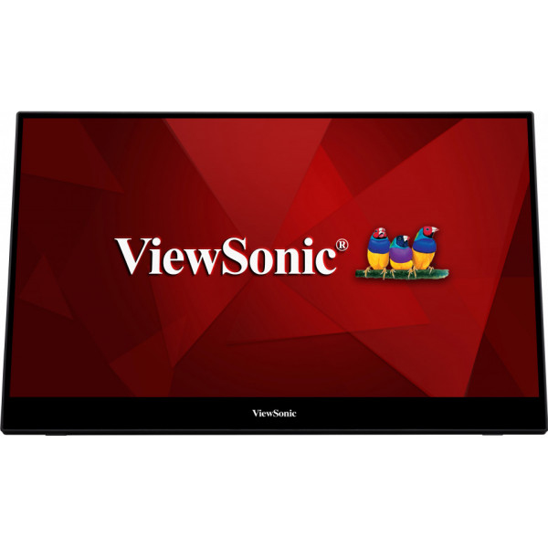 Viewsonic TD1655 platta pc-skärmar 39,6 cm (15.6") 1920 x 1080 pixlar Full HD LED Pekskärm Flera användare Svart, Silver