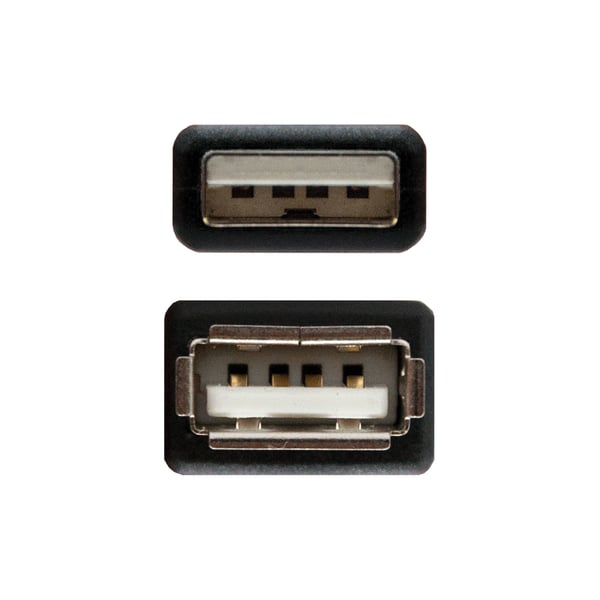 Nanocable 10.01.0204-BK USB-kabel USB 2.0 3 m USB A Sort