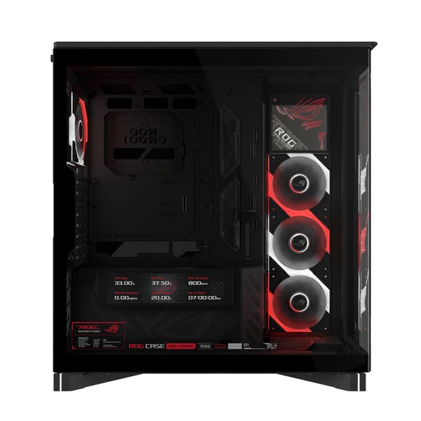ASUS ROG CRONOX GR801 CURVE TG ARGB BLACK Midi Tower Svart