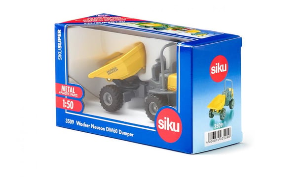 Siku Wacker Neuson DW60 Ladvogns model Formonterede 1:50