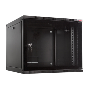 LogiLink W06A40B stativ 6U Vægmonteret stativ Sort