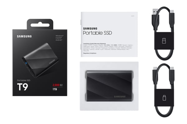 Samsung MU-PG1T0B 1 TB USB Type-C USB 3.2 Gen 2x2 Svart