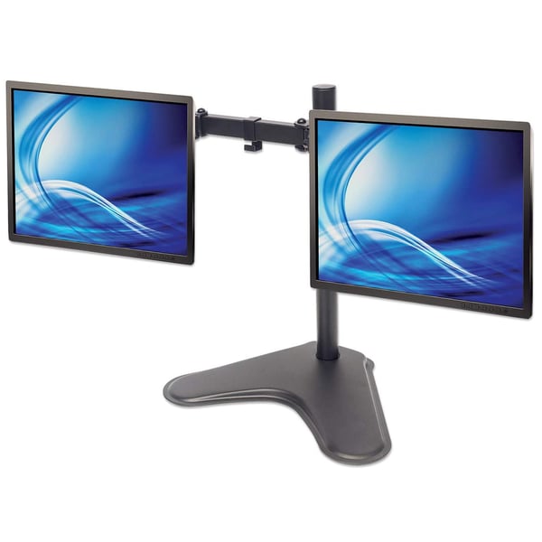 Manhattan 461559 skærmbeslag og -stativer 81,3 cm (32") Skrivebord Sort