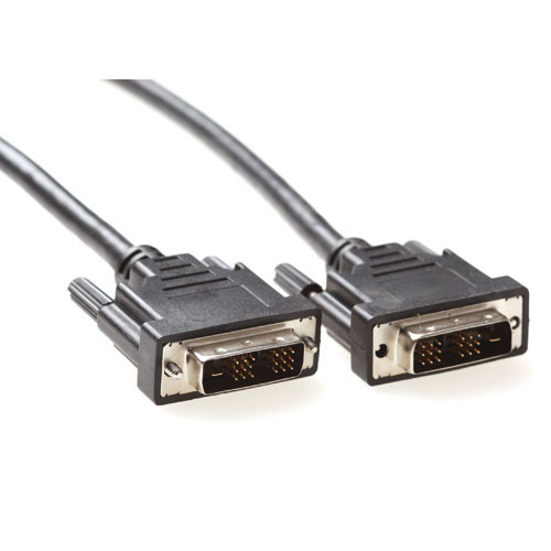 ACT AK3819 DVI kabel 0,5 m DVI-D Sort