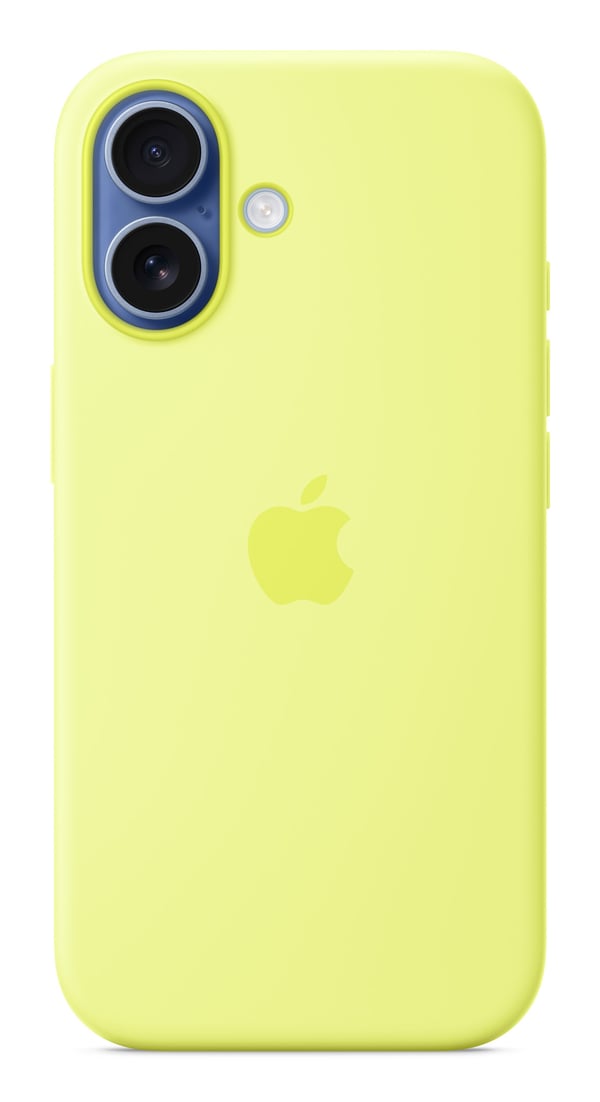 Apple MGEV4ZM/A mobiltelefonfodral 16 cm (6.3") Mobilskal Gul