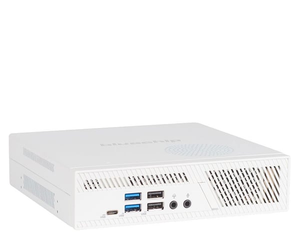 bluechip BUSINESSline S3159 *white* Intel® Core™ i5 Prozessor 14400 / bis zu 4.70 GHz, Windows 11 Pro, Intel® B760, 8 GB DDR5, 500 GB NVMe SSD, Intel® Wi-Fi 6E AX211, Bluetooth 5.3, Gigabit Ethernet, Intel® UHD Grafik i5-13400 DDR5-SDRAM Mini PC Mini-PC Vit