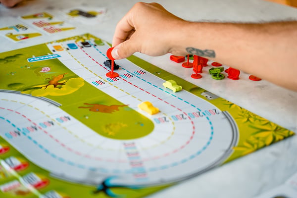 Jumbo 19900 brætspil racing Familie