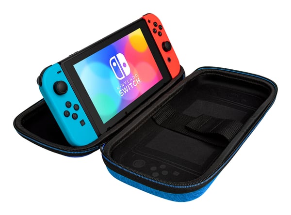 PDP Slim Deluxe: Power Pose Mario Hårdt etui Nintendo Blå, Rød