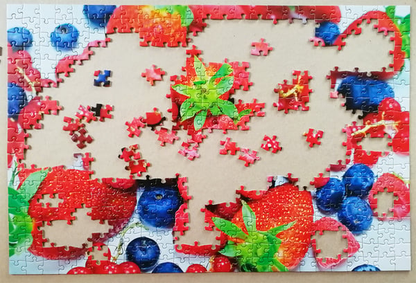 Tactic Lover's Special: Berrymania! - 500 pcs Puslespil 500 stk Mad og drikkevarer