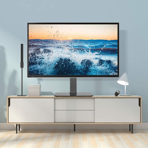 Techly ICA-LCD 323M monitorin kiinnike ja jalusta 139,7 cm (55") Vastaanotto Musta