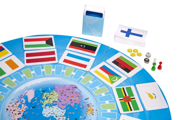 Tactic Flags around the World Brädspel Utbildning