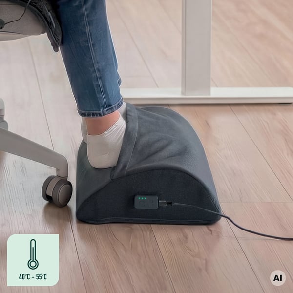 Leitz iComfi fodstøtte med varme