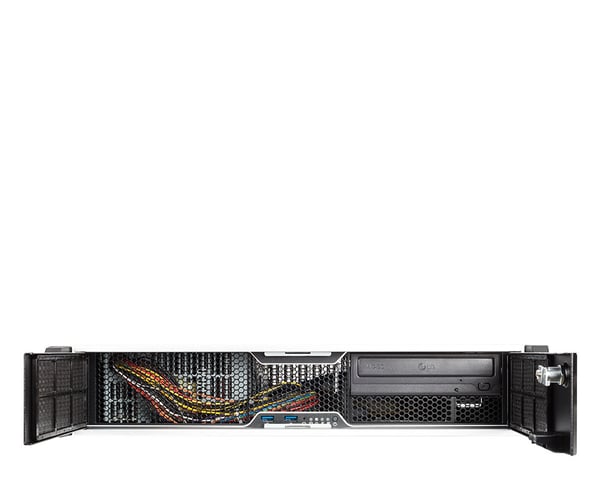 bluechip INDUSTRYline R5224 Intel® Core™ i5 i5-14400 16 GB DDR5-SDRAM 500 GB SSD Windows 11 Pro Rackmonterat datorchassi PC Svart