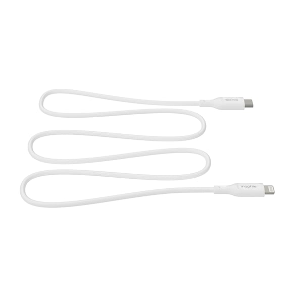 mophie essentials Lightning to USB-C | charging cable (1M) Valkoinen