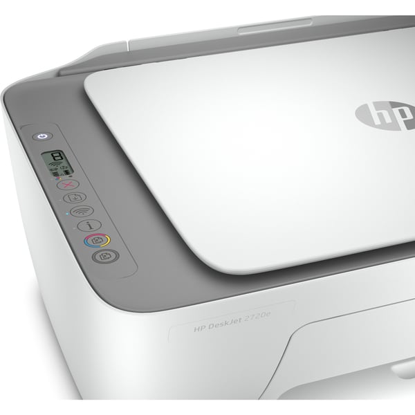 HP DeskJet 2720e Trådløst All-in-One Farve Printer, Instant Ink; Kopimaskine, scanner