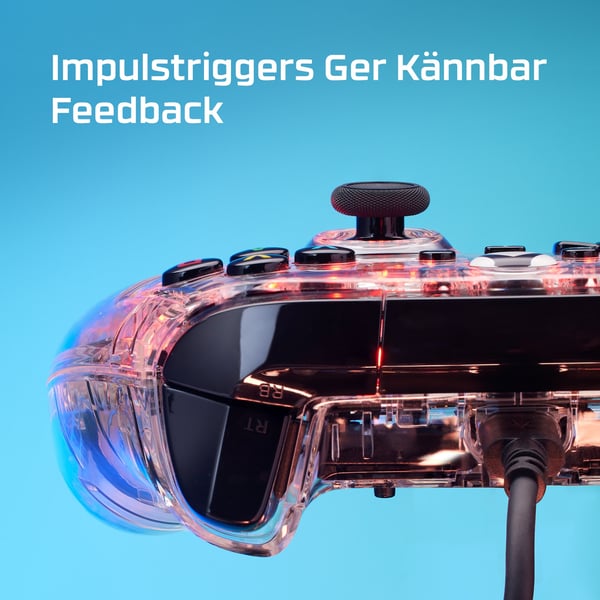 HyperX Clutch Gladiate – trådad RGB gaminghandkontroll – Xbox