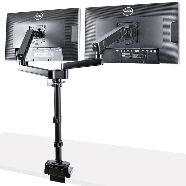 StarTech.com ARMDUALPIVOT fäste och ställ till bildskärm 81,3 cm (32") Bord Svart