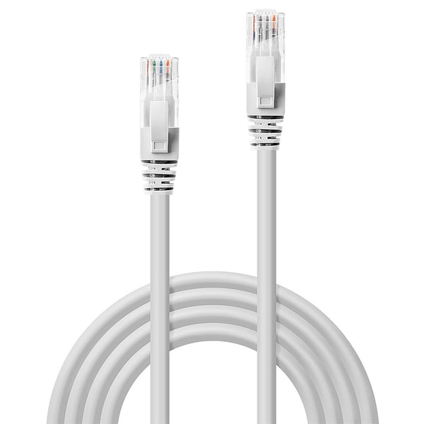 Lindy 48096 verkkokaapeli Valkoinen 7,5 m Cat6 U/UTP (UTP)