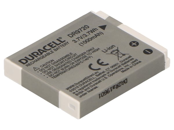 Duracell DR9720 batteri till kamera/videokamera Litium-Ion (Li-Ion) 1000 mAh