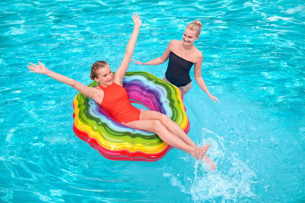 Bestway 36163 pool- och badmadrass Multifärg Mönstrad PVC Simring