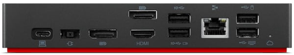 Lenovo ThinkPad Universal Thunderbolt 4 Smart Dock Ledningsført Sort