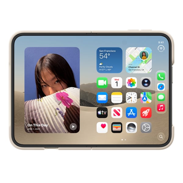Apple iPhone Duon kuori - hiekanvärinen