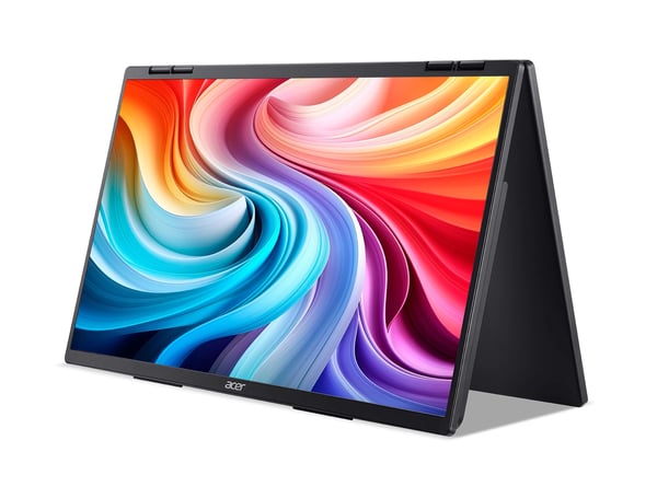 Acer PD243YEbmiuux Bærbar skærm Sort 60,5 cm (23.8") LCD 1920 x 1080 pixel