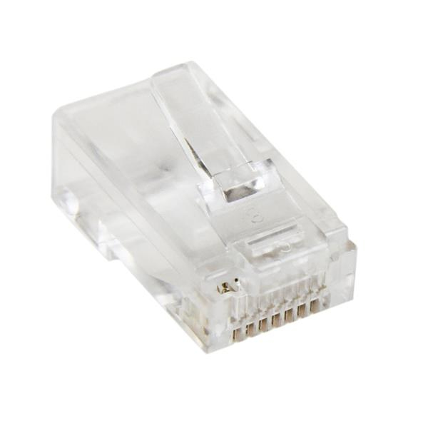 StarTech.com Cat5e RJ-45-kontakter 50 st. - Storpack 50x RJ45 modulära kontakter - Nätverksanslutning
