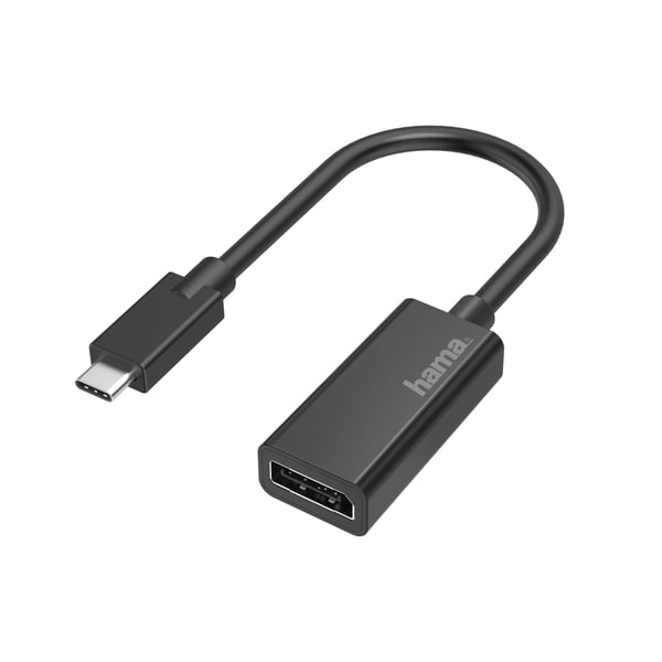 Hama 00200314 videokabel adapter USB Type-C DisplayPort Sort