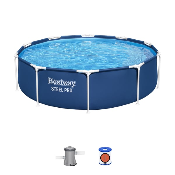 Bestway Steel Pro 56679 swimmingpool til over jorden Indrammet pool Rund Blå