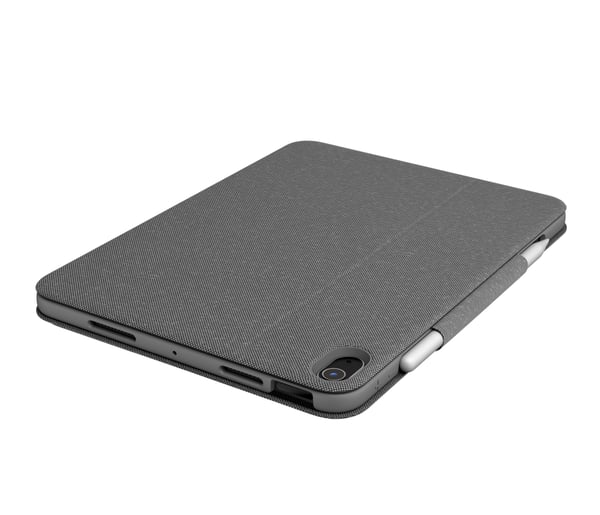Logitech Folio Touch QWERTY Italiensk Smart Connector Grå