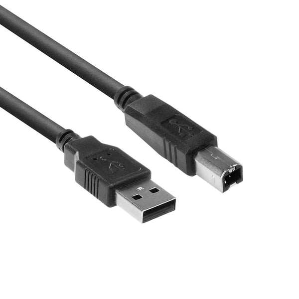 ACT SB2403 USB-kabel USB 2.0 3 m USB A USB B 0,48 Gbit/sek. Sort