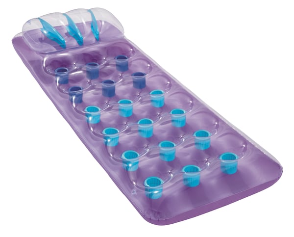 Bestway 43015 pool- och badmadrass Grön, Transparent, Gul Vinyl