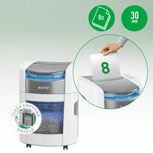 Leitz IQ OptiMax Autofeed Home Office 150 makulator krydsmakulering P4