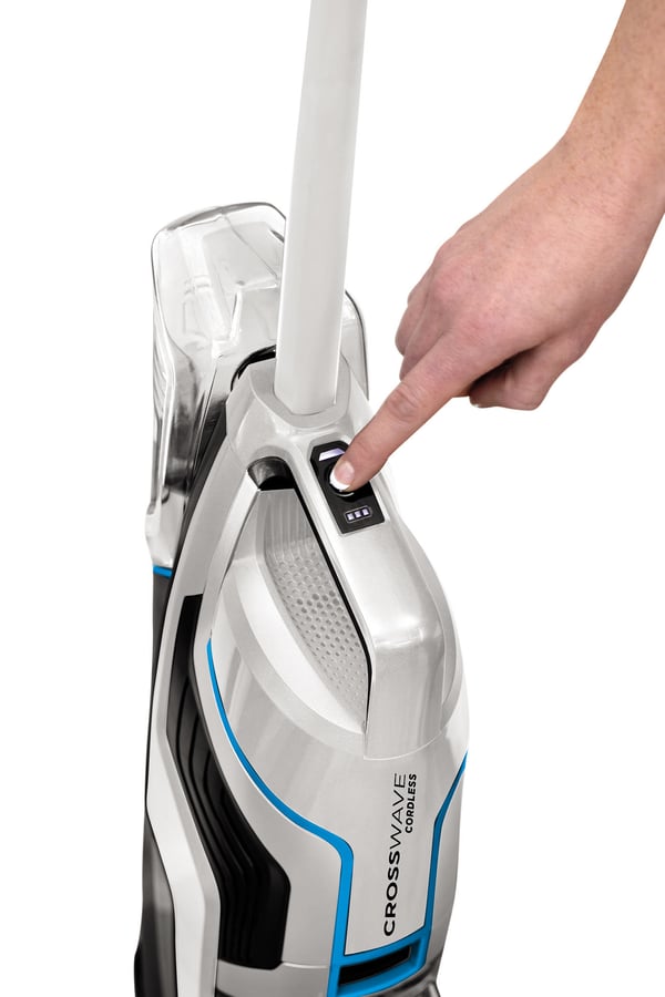 Bissell 2582Q upprättstående dammsugare och elektrisk sopborste Batteri Torr&våt Utan påse 250 W Svart, Blå, Silver