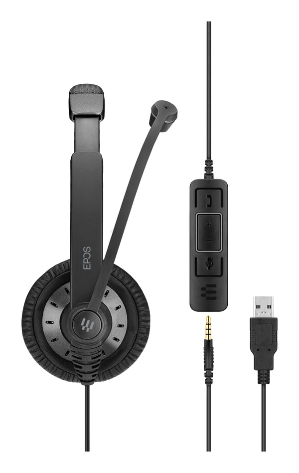 EPOS IMPACT SC 75 USB MS Kuulokkeet Langallinen Pääpanta Puhelut/Musiikki USB A-tyyppi Musta