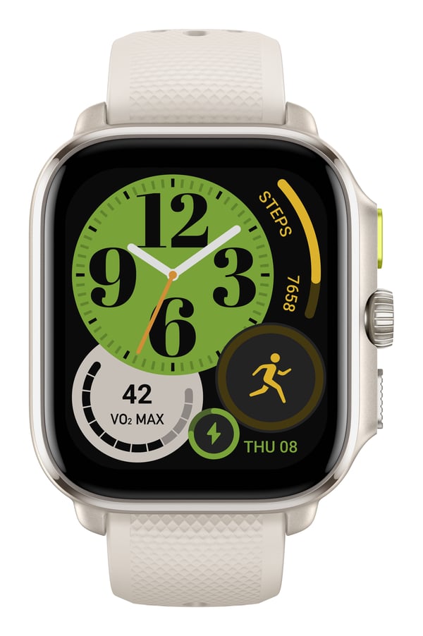 Amazfit Cheetah 4,45 cm (1.75") AMOLED Digital 390 x 450 pixel Berøringsskærm Hvid GPS (satellit)