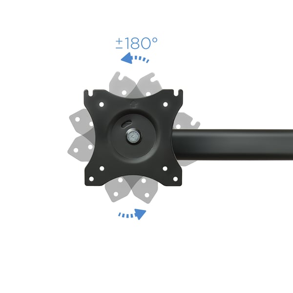 TooQ DB1327TN-B fäste och ställ till bildskärm 68,6 cm (27") Bord Svart