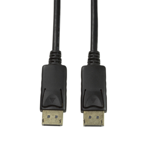 LogiLink CV0074 DisplayPort kabel 5 m Sort