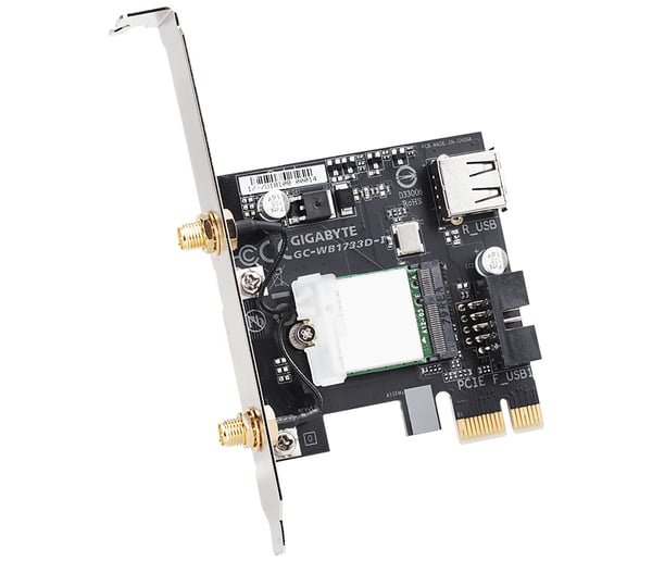 GIGABYTE GC-WB1733D-I nätverkskort Intern WLAN / Bluetooth 1733 Mbit/s