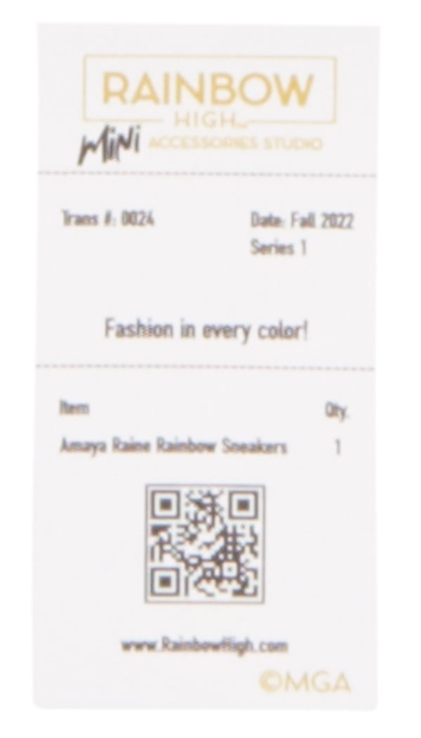 Rainbow High Accessories Studio Series 1, S Assortment in PDQ Dockskor
